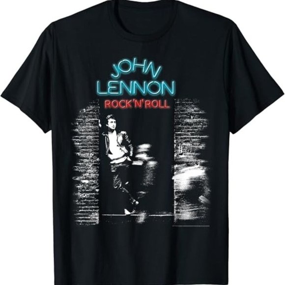 T-shirt Vintage John Lennon – Thème école – Couleur Tan – Taille XL – Occasion